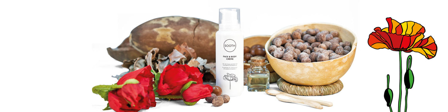 Collectie van de Sooth Crèmes in een overzicht